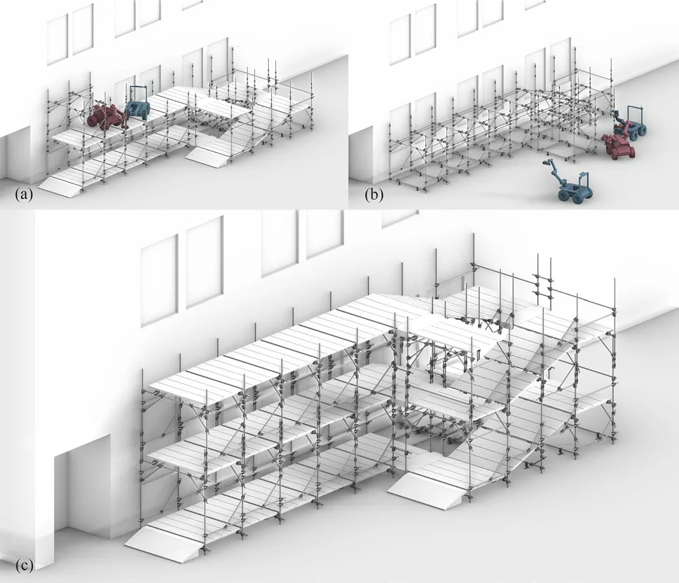 Preview of the multi-robot assembly simulation